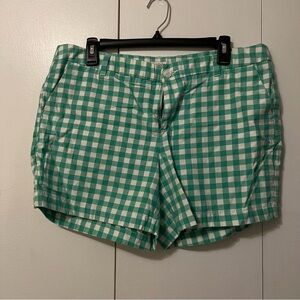 Teal Gingham Merona 100% Cotton Shorts – Gently Used
